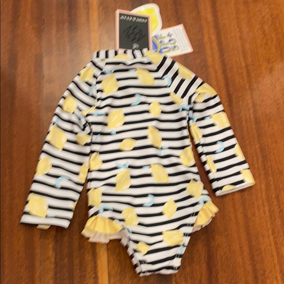 Andy & Evan infant lemon swim suit 0-3m NWT - Picture 3 of 3